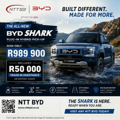 BYD Shark Plug-In Hybrid Pick-Up special offer from NTT BYD