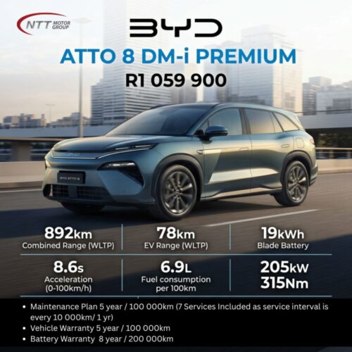 BYD Atto 8 DM-i Premium image from NTT BYD
