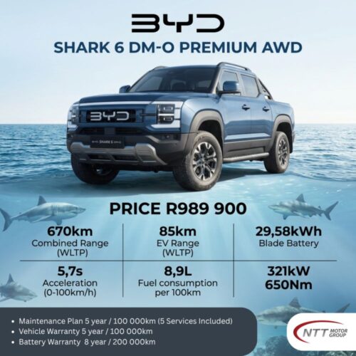 BYD Shark 6 DM-O Premium AWD image from NTT BYD