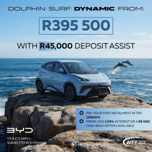 BYD Dolphin Surf Dynamic Deposit Assist image from NTT BYD
